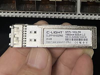 10G 1550m LC SFP+ 60KM Transceiver