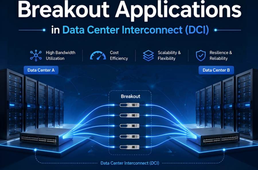 Breakout applications for decoding data center interconnectivity