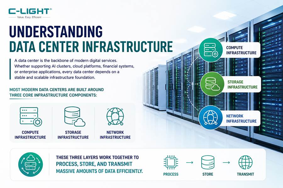 What Are the 3 Main Components of a Data Center Infrastructure?