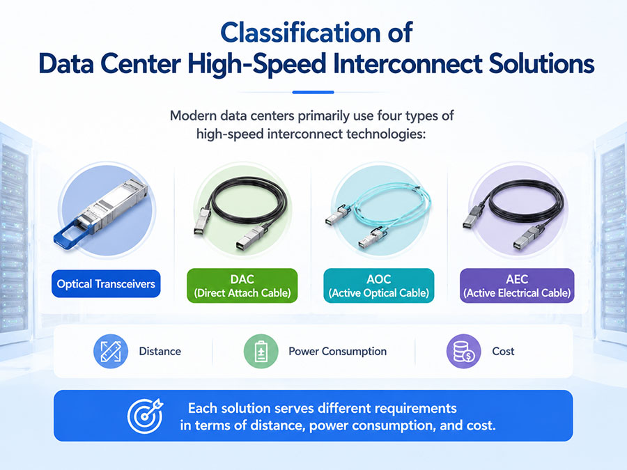 Data Center Optical Transceivers & DAC/AOC/AEC Solutions