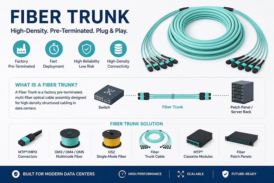 MTP/MPO Fiber Trunk Cabling Guide for Data Centers