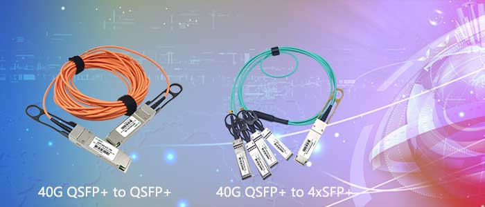 Compatible JUNIPE 40G QSFP + Active Cable Types
