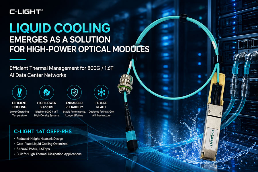Liquid Cooling Emerges as a Solution for High-Power Optical Modules