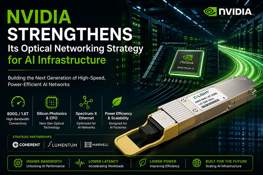 NVIDIA Strengthens Its Optical Networking Strategy for AI Infrastructure