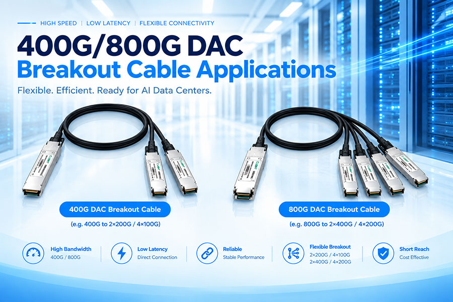 400G/800G DAC Breakout Cable Applications