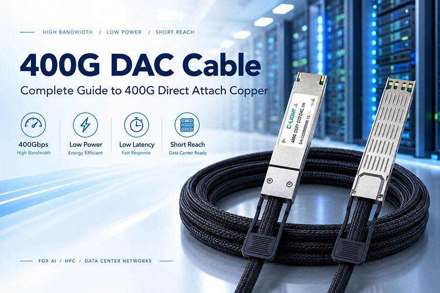 400G DAC Cable Complete Guide to 400G Direct Attach Copper