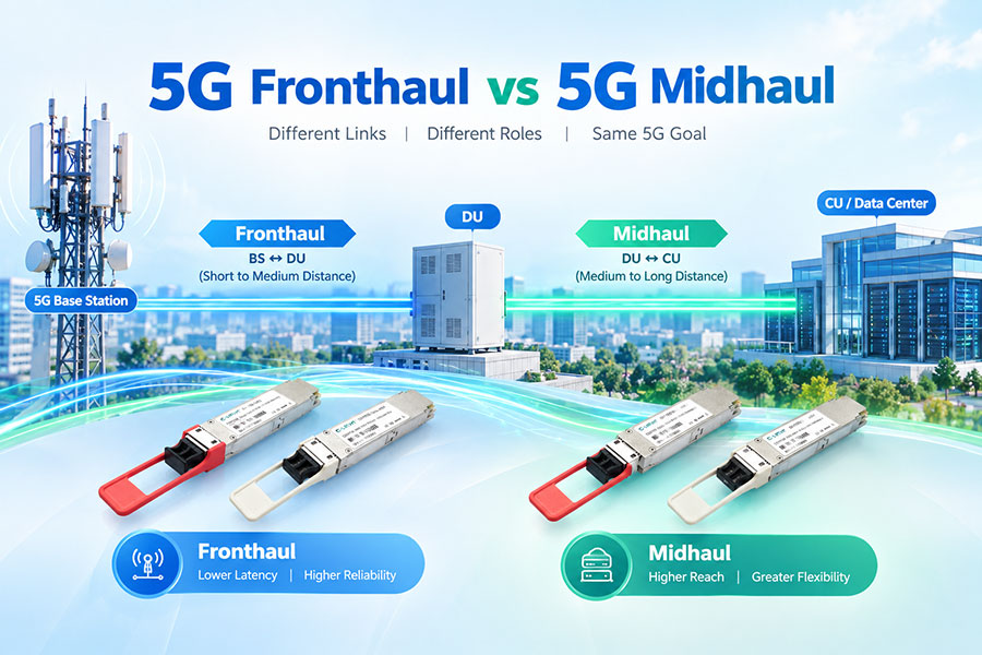5G Fronthaul vs 5G Midhaul