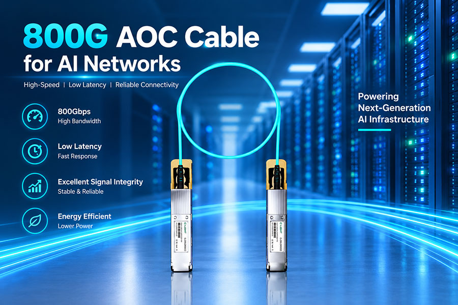 800G AOC Cable for AI Networks