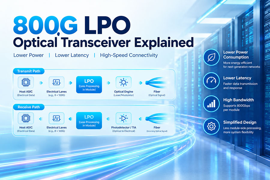 800G LPO Optical Transceiver Explained