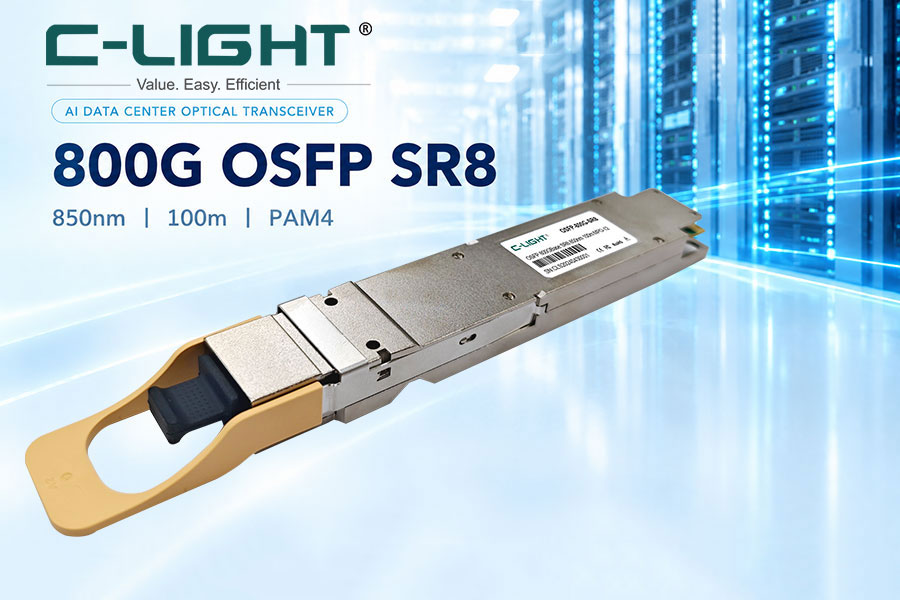 800G OSFP SR8 850nm 100m Optical Transceiver