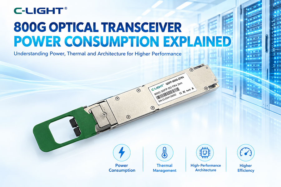 800G Optical Transceiver Power Consumption Explained
