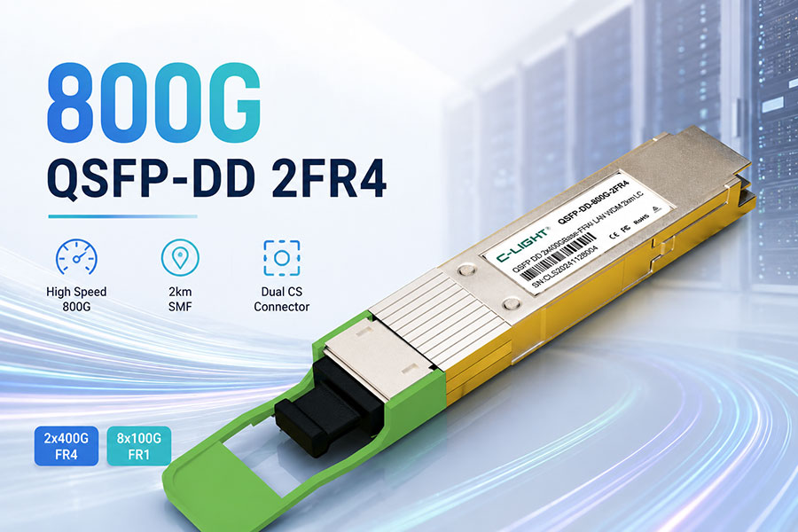 800G QSFP-DD 2FR4 2km optical transceiver