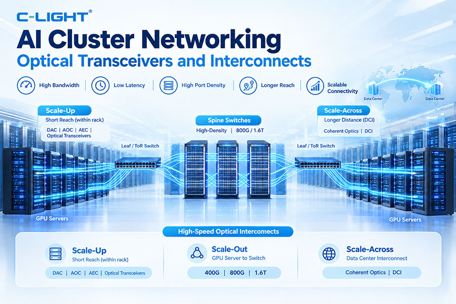 AI Cluster Networking丨Optical Transceivers and Interconnects
