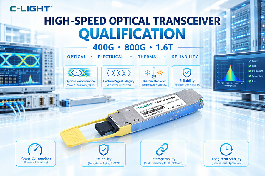 High-Speed Optical Transceiver Qualification