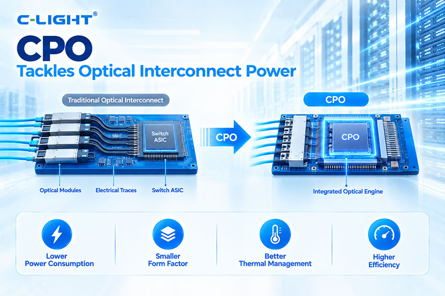 How CPO Addresses Optical Interconnect Power Consumption