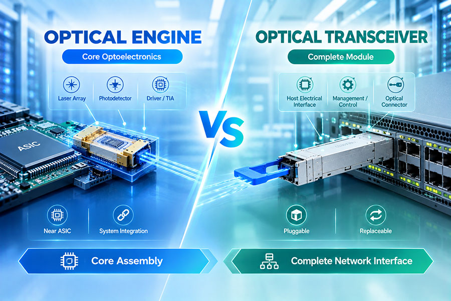 Optical Engine vs Optical Transceiver