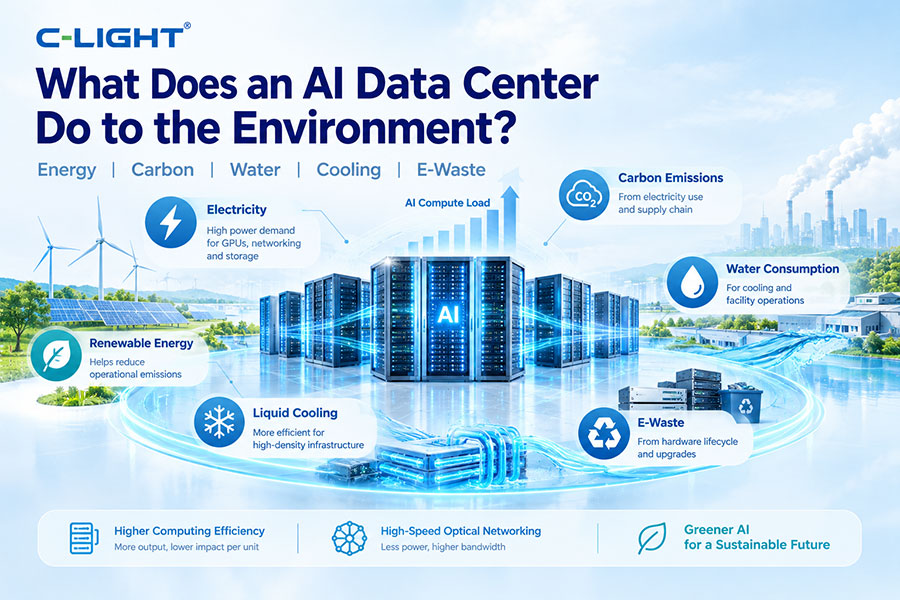 What does an AI data center do to the environment