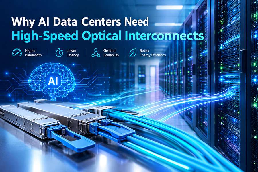 Why AI Data Centers Need High-Speed Optical Interconnects