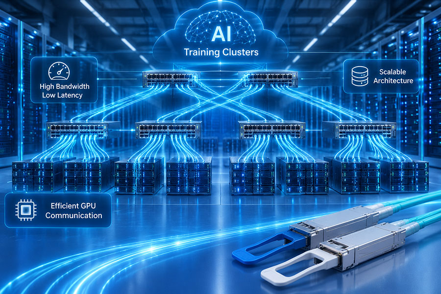 Optical Connectivity in AI Training Clusters