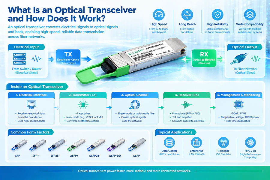 What Is an Optical Transceiver and How Does It Work?